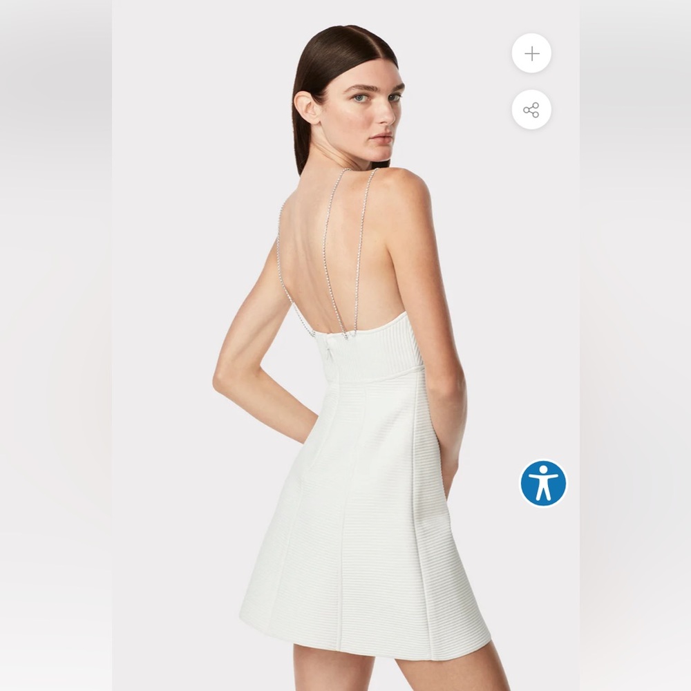 HERVÉ LÉGER
Crystal-embellished ribbed-knit mini dress - Picture 2 of 8